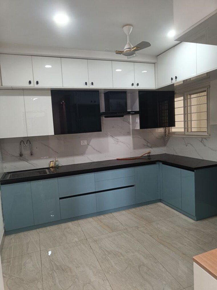 Kitchen, lakshmi-cadillac 3 Bedroom 2200 Sq.Ft. Apartment In Kondapur Hyderabad 10493435