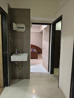 Bathroom in 3 BHK Apartment at Kailash Lush Meadows, Kharghar – for Rent