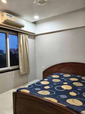 Bedroom in 3 BHK Apartment at Kailash Lush Meadows, Kharghar – for Rent