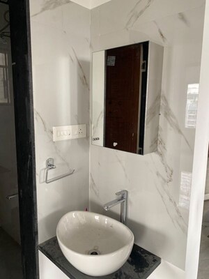 Bathroom in 3 BHK Apartment at Sonigara Kesar, Wakad – for Rent