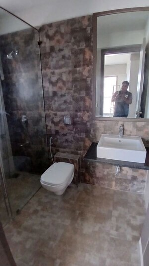 Bathroom in 4 BHK Apartment at Hubtown Seasons, Chembur – for Rent