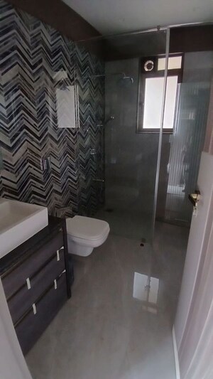 Bathroom in 4 BHK Apartment at Hubtown Seasons, Chembur – for Rent