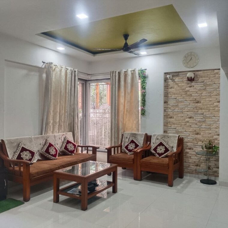 Living Room, ng-rathi-benchmark-undri 3 Bedroom 1900 Sq.Ft. Villa In Undri Pune 10493583