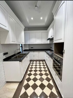 Kitchen in 3 BHK Builder Floor at Sushant Lok Iii – for Sale