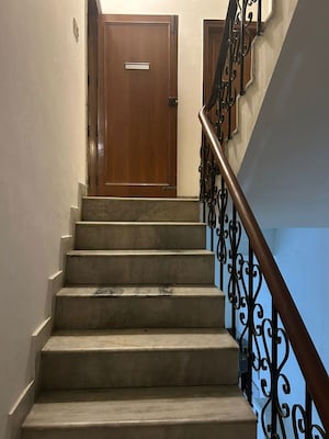 Staircase in 3 BHK Builder Floor at Sukhdev Vihar – for Rent