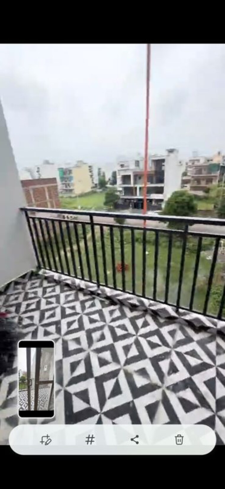 Balcony, bp-homes 4 Bedroom 250 Sq.Yd. Builder Floor In Sector 85 Faridabad 10493661