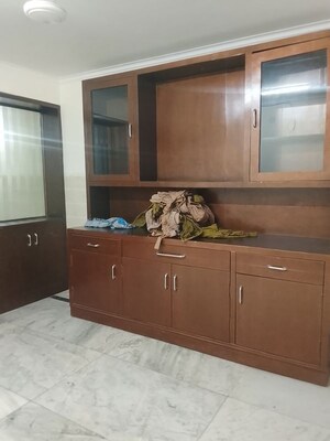 Kitchen in 1 BHK Builder Floor at Freedom Fighters Enclave – for Rent