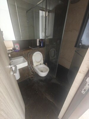 Bathroom in 3 BHK Apartment at Lodha The Park, Worli – for Rent