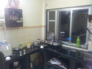 Kitchen in 1 BHK Apartment at CIDCO Vastu Vihar, Kharghar – for Rent
