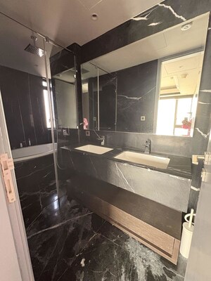 Kitchen in 3 BHK Apartment at Lodha Trump Tower, Worli – for Rent