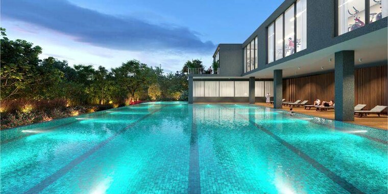 Swimming Pool, godrej-woodscapes 2 Bedroom 1190 Sq.Ft. Apartment In Budigere Cross Bangalore 10471665