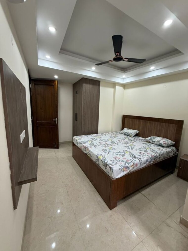Bedroom, palm-residency-chhatarpur 3 Bedroom 1100 Sq.Ft. Builder Floor In Chattarpur Delhi 10494052