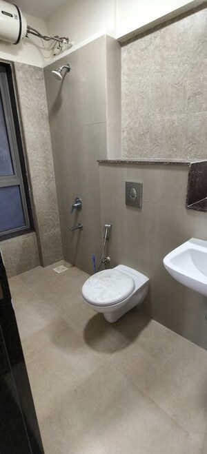 Bathroom in 2 BHK Apartment at The Wadhwa Promenade, Ghatkopar West – for Rent