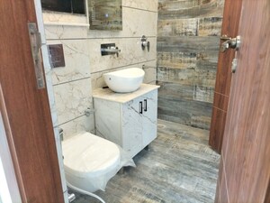 Bathroom in 3 BHK Apartment at Dwarka – for Rent