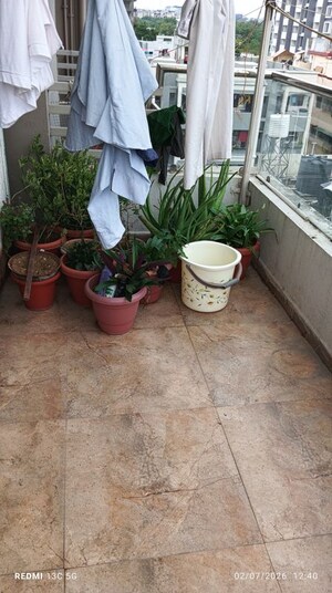 Balcony in 3 BHK Apartment at Clark Town – for Rent