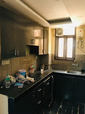 Kitchen in 2 BHK Builder Floor at Chattarpur – for Rent