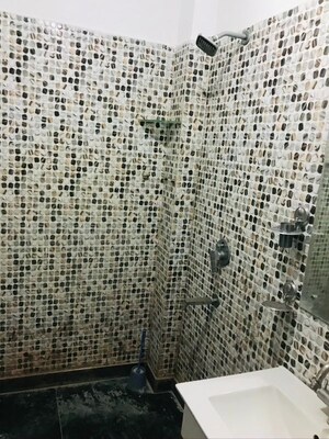 Bathroom in 2 BHK Builder Floor at Chattarpur – for Rent