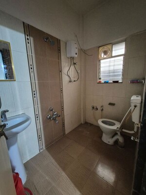 Bathroom in 2 BHK Apartment at Ganesh Park Pimple Saudagar, Pimple Saudagar – for Rent