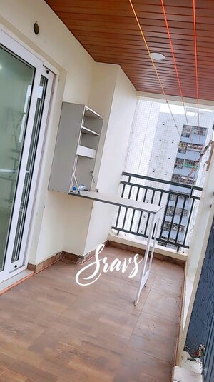 Balcony in 3 BHK Apartment at Merlion Galaxia, Bachupally – for Rent