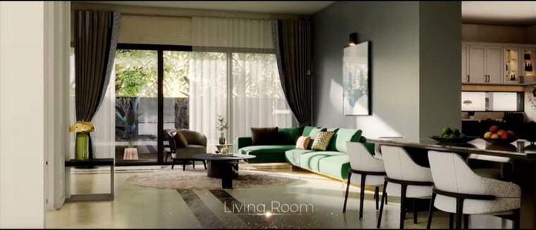 Living Room, kokapet 5 Bedroom 600 Sq.Yd. Villa In Kokapet Hyderabad 10494065