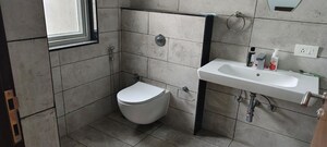 Bathroom in 3 BHK Apartment at Jains Carlton Creek, Manikonda – for Rent