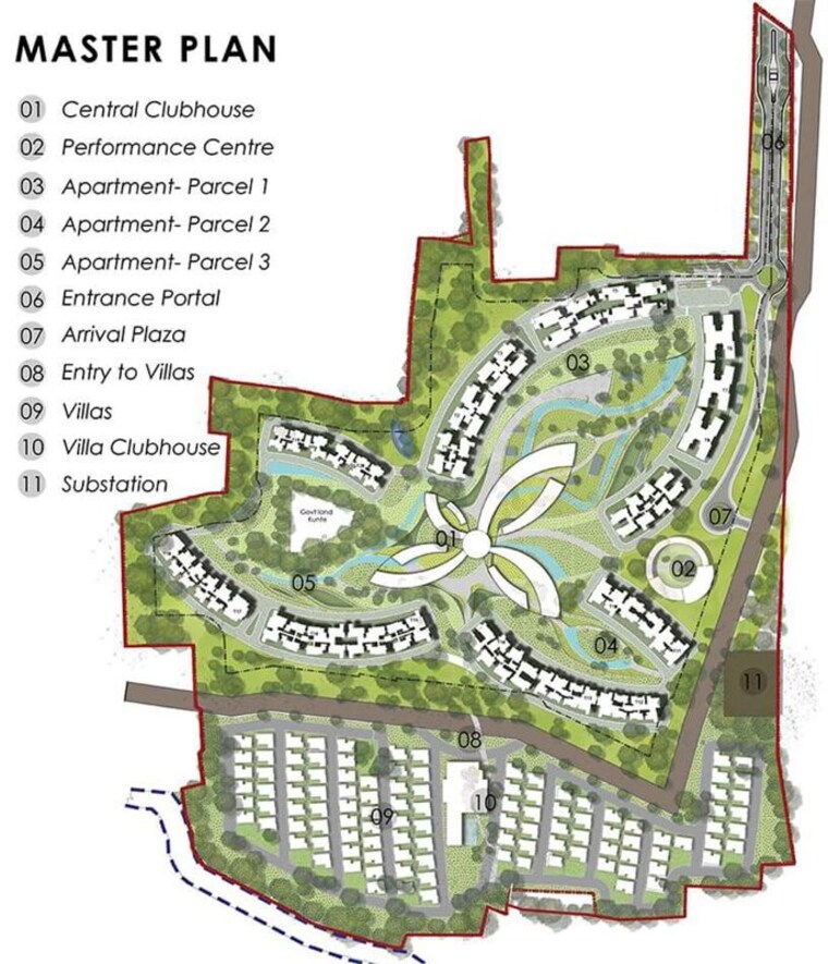 Master Plan, prestige-parkview 4 Bedroom 3973 Sq.Ft. Apartment In Kadugodi Bangalore 10464848
