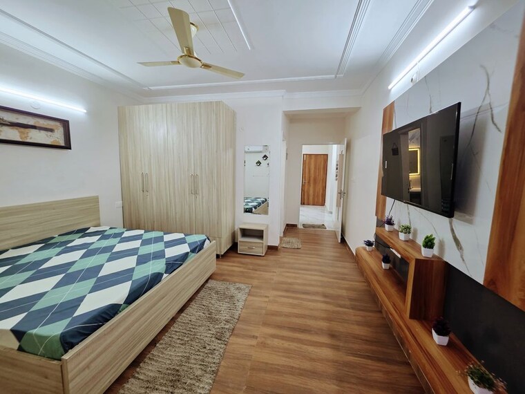 Bedroom, sector 46 1 Bedroom 750 Sq.Ft. Builder Floor In Sector 46 Gurgaon 10494294