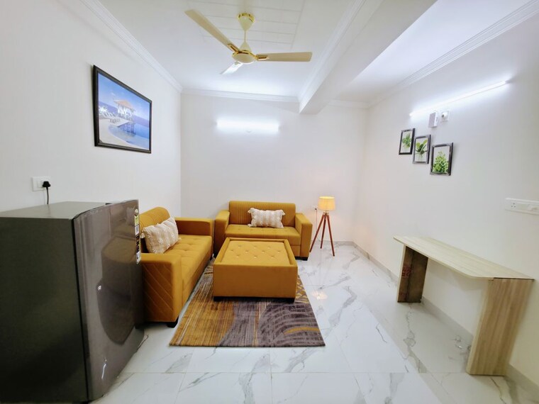 Living Room, sector 46 1 Bedroom 700 Sq.Ft. Builder Floor In Sector 46 Gurgaon 10494314
