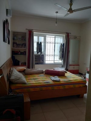 Bedroom in 3 BHK Apartment at Woodland Apartments, Kothrud – for Rent