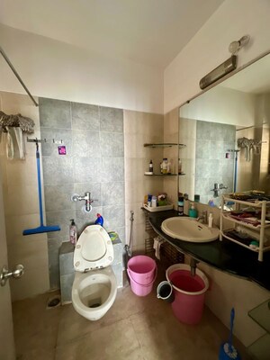 Bathroom in 3 BHK Apartment at Lodha Paradise, Majiwada – for Sale