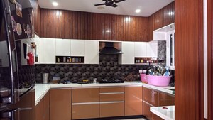 Kitchen in 3 BHK Apartment at Aparna Sarovar Zenith, Nallagandla – for Rent