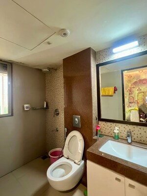 Bathroom in 3 BHK Apartment at Lodha Luxuria Priva, Majiwada – for Sale