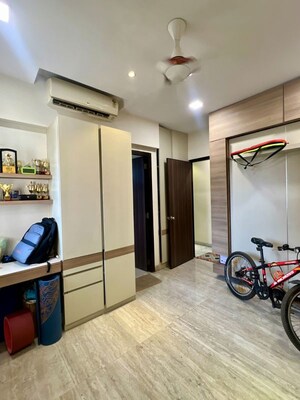 Bedroom in 3 BHK Apartment at Lodha Luxuria Priva, Majiwada – for Sale