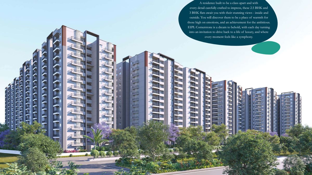 3 BHK 2085 Sq.Ft. Apartment in EIPL Corner Stone