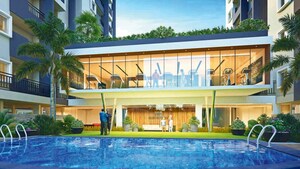 Swimming Pool in 2 BHK Apartment at SBR Keerthi Prime, Old Madras Road – for Sale