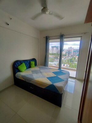 Bedroom in 2 BHK Apartment at Sukhwani Hermosa Casa, Mundhwa – for Rent