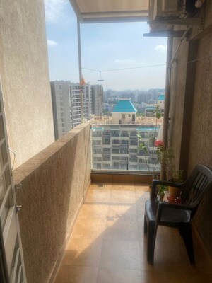Balcony in 2 BHK Apartment at Choice Goodwill Breeza, Dhanori – for Rent