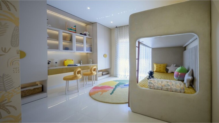 Living Room, brigade-belvedere 3.5 Bedroom 1990 Sq.Ft. Apartment In Budigere Cross Bangalore 10494553