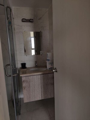 Bathroom in 3 BHK Apartment at Runwal Bliss, Kanjurmarg East – for Rent