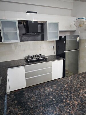Kitchen in 2 BHK Apartment at Chandra Panorama, Sushant Golf City – for Rent