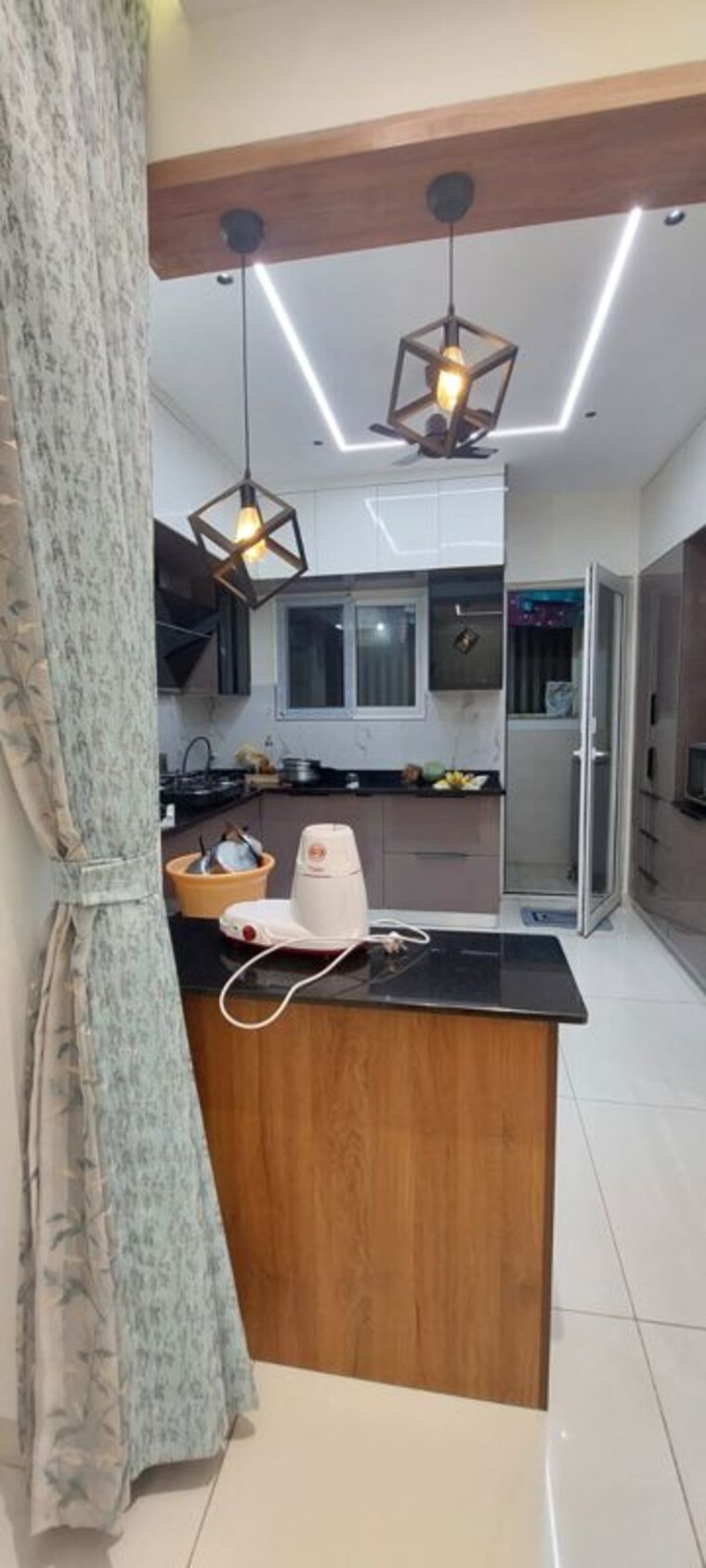 Kitchen, ambience-courtyard 3 Bedroom 1995 Sq.Ft. Apartment In Manikonda Hyderabad 10494594
