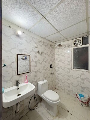 Bathroom in 2 BHK Apartment at Paramount Emotions, Sector 1 Greater Noida – for Rent