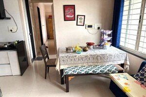 Dining Room in 2 BHK Apartment at Ganga Arcadia, Kharadi – for Rent