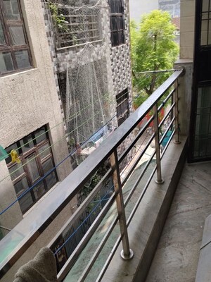 Balcony in 2 BHK Builder Floor at Baba Colony – for Rent