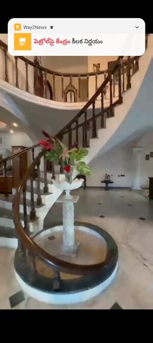 Staircase in 6+ BHK Villa at Madhapur – for Sale