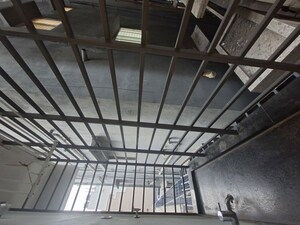 Staircase in 2 BHK Builder Floor at Hsr Layout – for Rent