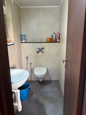 Bathroom in 1 BHK Apartment at Mahindra Antheia C3, Pimpri – for Rent