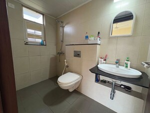 Bathroom in 1 BHK Apartment at Mahindra Antheia C3, Pimpri – for Rent