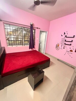 Bedroom in 2.5 BHK Apartment at Vivek Sanskaar, Whitefield Road – for Rent