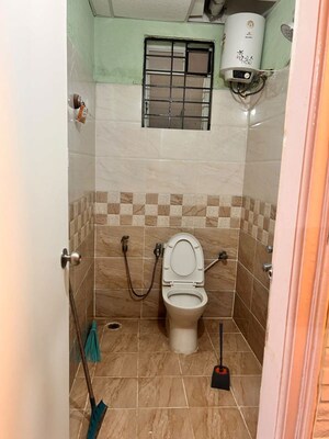 Bathroom in 2.5 BHK Apartment at Vivek Sanskaar, Whitefield Road – for Rent